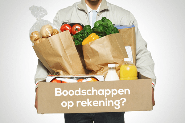 boodschappen op rekening kopen